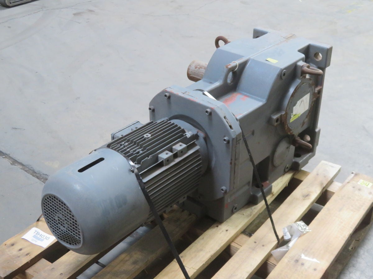 7.4 HP @ 1740 RPM, Flender, K148-M132SB4-L80/63NH, Gear Reducer w/ Motor - Image 3