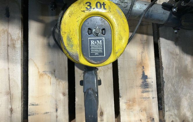 3 Ton, R & M #SX30410032P25FAL0S, Electric Chain Hoist, 19' 8" Lift Height, 20/3.3 FPM, 2014 (3 available) - Image 7