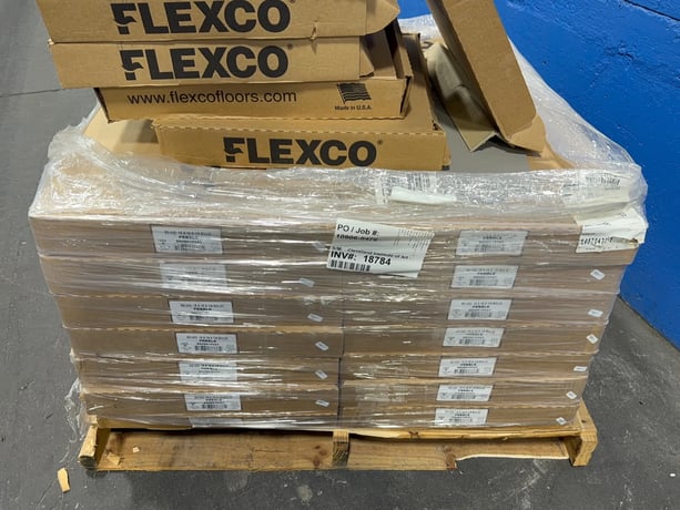 Flexco #SE-023, Rubber Floor Tiles, 18" x 18" x 1/8", LOT of 34 Boxes, Unused - Image 5