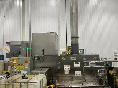 Ransohoff #LeanVeyor, pass-thru parts washer, 24" Wide x 30" Tunnel, 304 Stainless Steel, 2006 - Image 2