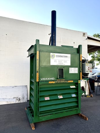 40" width x 58" D x 40" H Compactors #V64XHD, Vertical Baler, 10 HP, 2019 - Image 2