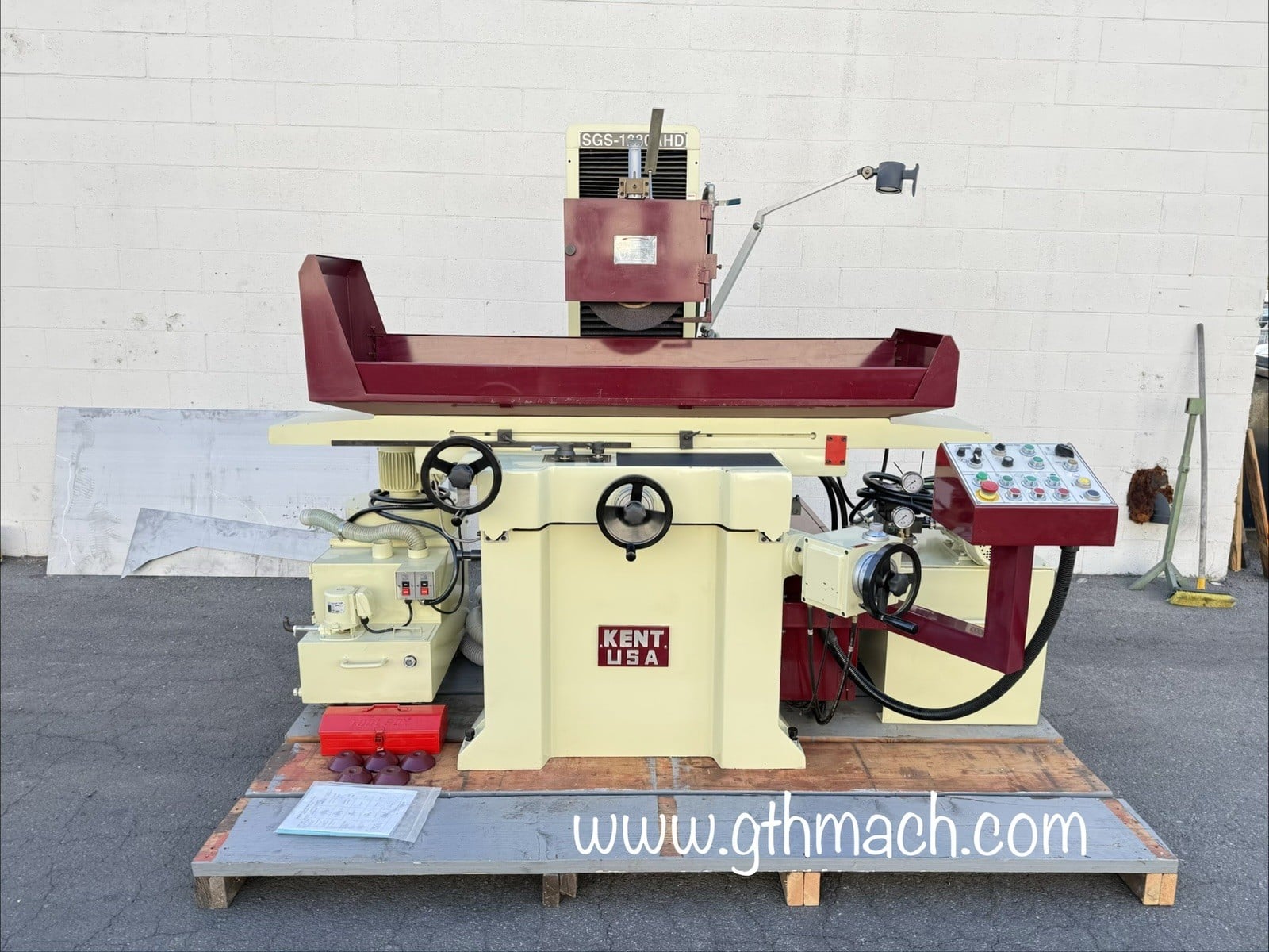 Kent USA #SGS-1230AHD, Automatic Surface Grinder, 12" x 30" table, 5 HP, 14" x 1-1/4" x 5" wheel, 12" chuck - Image 1