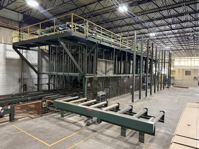 Automated Lumber Handling Grading and Stacking Line with Bin Sorter - Image 1
