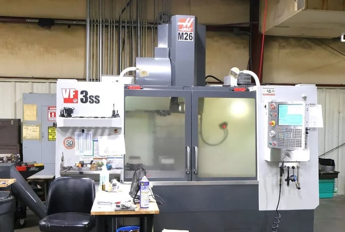 Haas #VF-3SS, CNC vertical machining center, 40" X, 20" Y, 25" Z, 12000 RPM, 24 side mount tool changer, Cat - Image 1