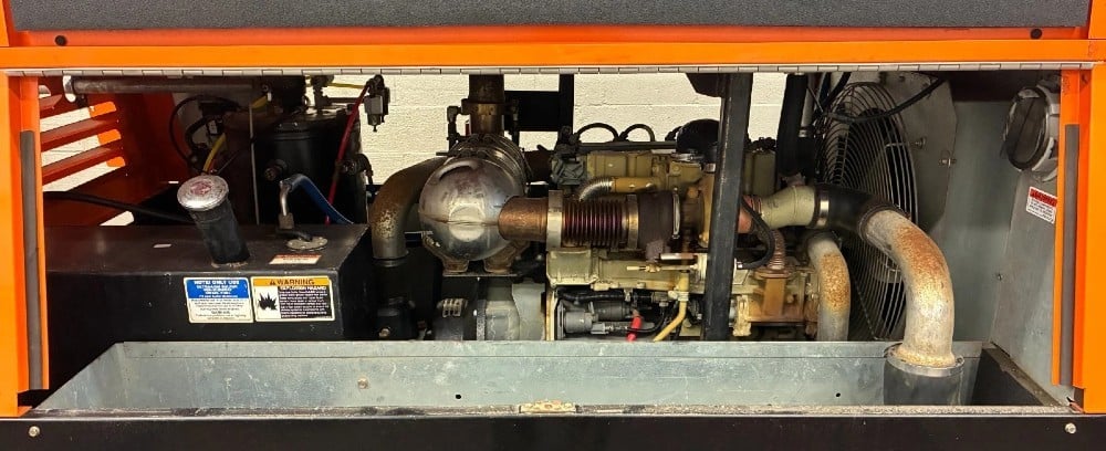210 cfm, 100/150 psig, Sullivan Palatek #D210PHDZ, Diesel Portable Air Compressor, 676 hours - Image 5