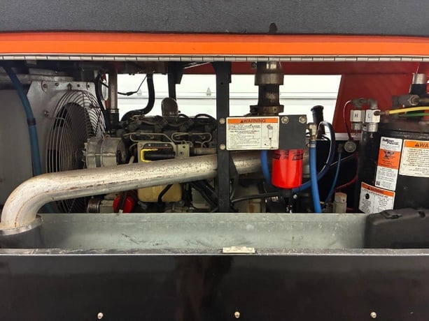 210 cfm, 100/150 psig, Sullivan Palatek #D210PHDZ, Diesel Portable Air Compressor, 676 hours - Image 6