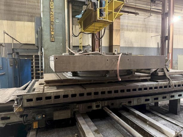 6" Giddings & Lewis #70-H6-T, table type horizontal boring mill, 157" X, 120" Y, 48" Z, #50, 50 HP, digital - Image 6