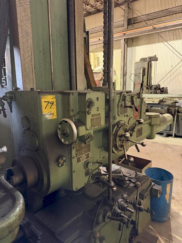 5" Giddings & Lewis #350-T, table type horizontal boring mill - Image 3