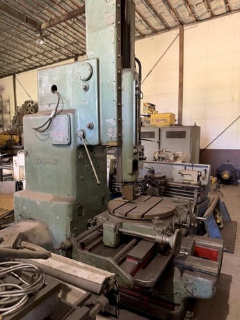 20" Rockford #SA-20, vertical slotter, 22" stroke, 28" table diameter, 24" height under quide, 25-100 FPM - Image 2