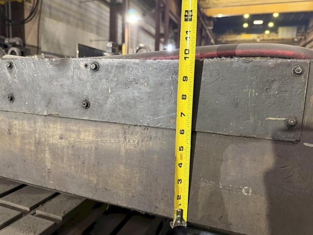 84" x 84" Giddings & Lewis, air lift rotary table - Image 2