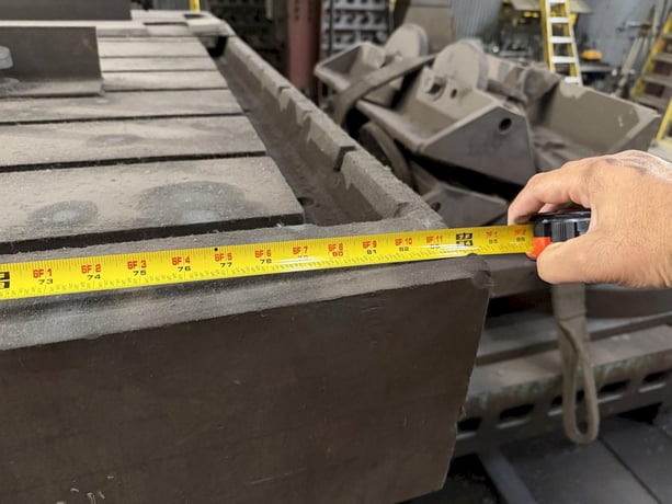 84" x 84" Giddings & Lewis, air lift rotary table - Image 3