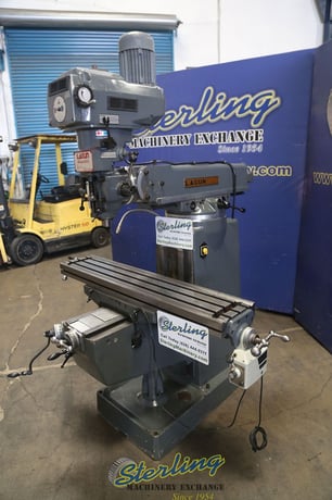Lagun #FTV-2S, vertical mill, 10" x50" tbl., 30" X, 16" Y, 16" Z, 55-4250 RPM, R-8, power draw bar, variable - Image 7