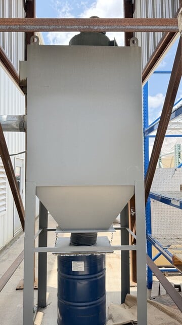 L S Industries #STRB4824-L, conveyor structural blast machine, opening 48" wide x 24" tall, new / never used - Image 6
