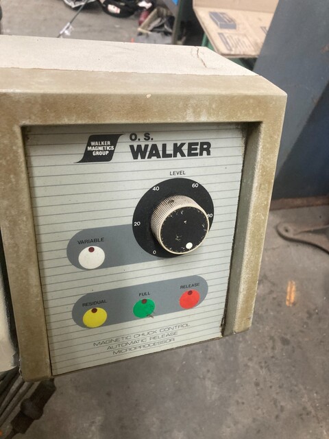 12" x 24" Okamoto, Fine Pole Magnetic Chuck - Image 2
