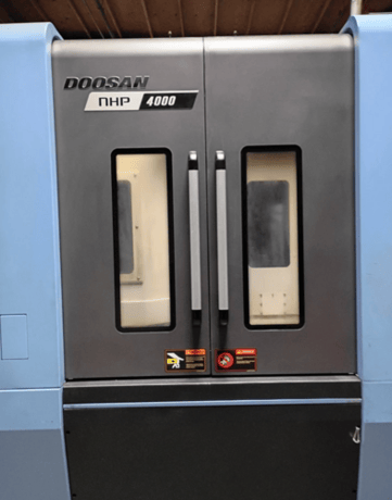 Daewoo Doosan #NHP-4000, Horizontal CNC Machining Center, 22" X, 25.2" Y, 26" Z, 15.75" x 15.75" pallet, 40.2 - Image 4