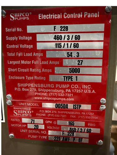 Fulton #DA-1001, Deaerator Tank System, boiler pump skid, 6825/5472 hours - Image 3