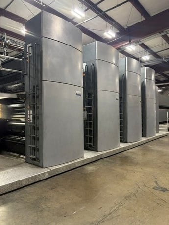 Goss & Deleeuw #Sunday-4000/48, Web Offset Press System, 4 Unit, 57" web, 22.75" Cutoff, 48 page, PCC-2 - Image 3