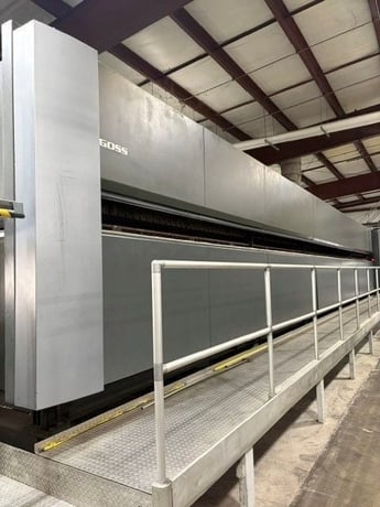 Goss & Deleeuw #Sunday-4000/48, Web Offset Press System, 4 Unit, 57" web, 22.75" Cutoff, 48 page, PCC-2 - Image 5