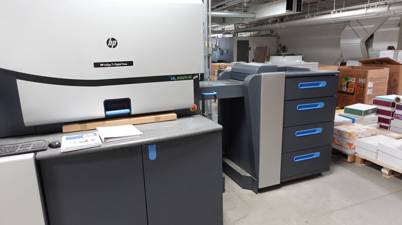 HP #Indigo-7R, Sheetfed Digital Press, 13" x 19" sheet, 120 PPM, 2008 - Image 3