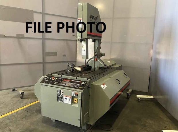 18" x 34.5" Marvel #SERIES-8-MARK-III, Vertical band Saws, 1.25" x184" blade, 50-450 FPM, 5 HP, refurbished - Image 2
