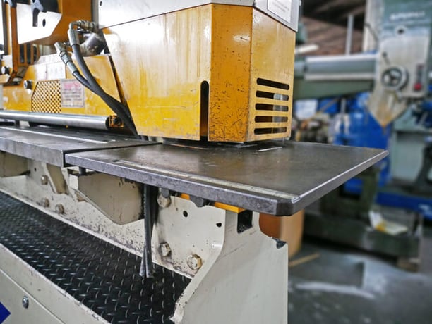 6-1/2" x 6-1/2" x 1/2" Geka #Hydracrop-110PD, CNC Deep Throat Dual Cylinder Hydraulic Ironworker, w/ - Image 6
