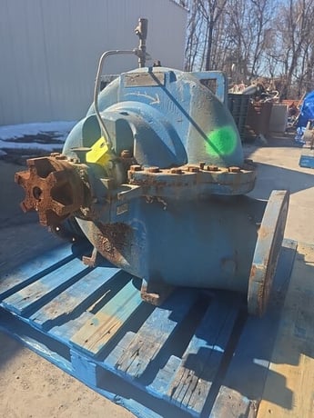 8x10-14 Goulds #3410, Split Case Centrifugal Pump, Cast Iron - Image 2