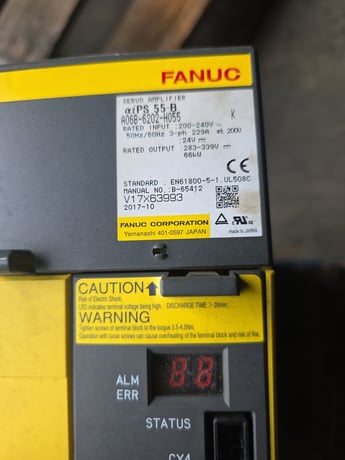 Fanuc #A06B-6202-H055, Servo Drive Power Supply Module - Image 2
