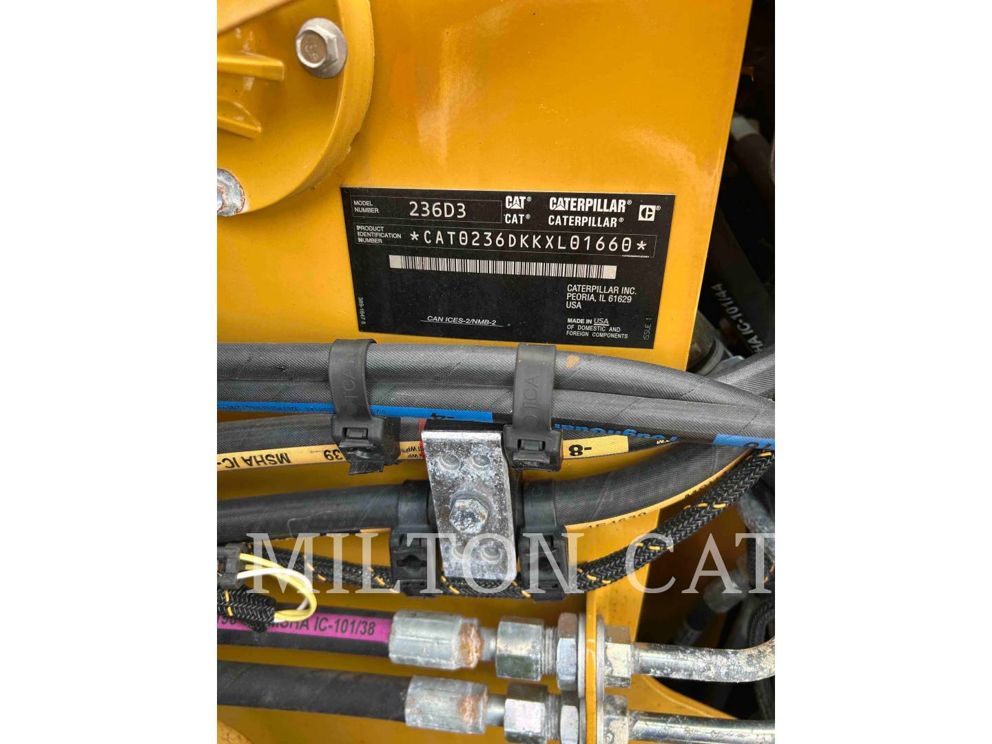 Cat 236D3, Skid Steer Loader, 657 hours, S/N: KXL01660C, 2021 - Image 8
