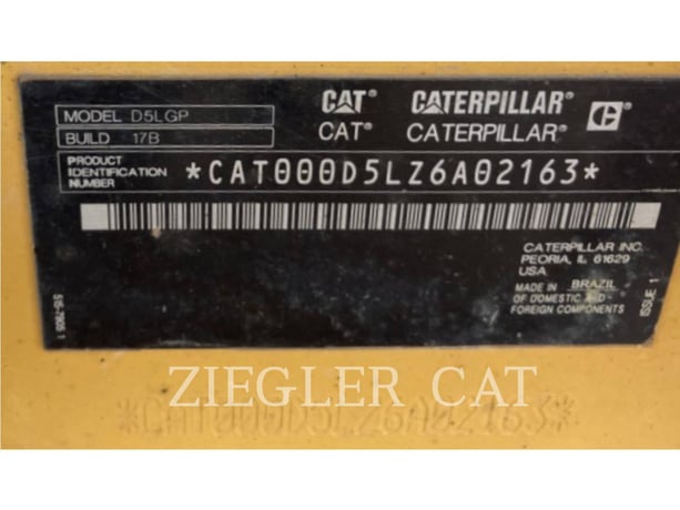 Caterpillar D5, 1458 hours, S/N: Z6A02163, 2023 - Image 6