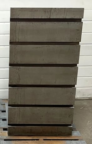 24" x 26" x 48" Heavy Duty T-Slotted Steel Angle Plates, 6 T-Slots, (2 available) - Image 5