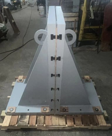 24" x 26" x 48" Heavy Duty T-Slotted Steel Angle Plates, 6 T-Slots, (2 available) - Image 8