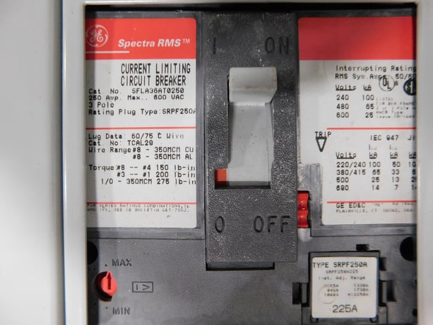 400 Amp. General Electric, Spectra Series, panelboard, 4 W, 480Y/277 Volts - Image 7