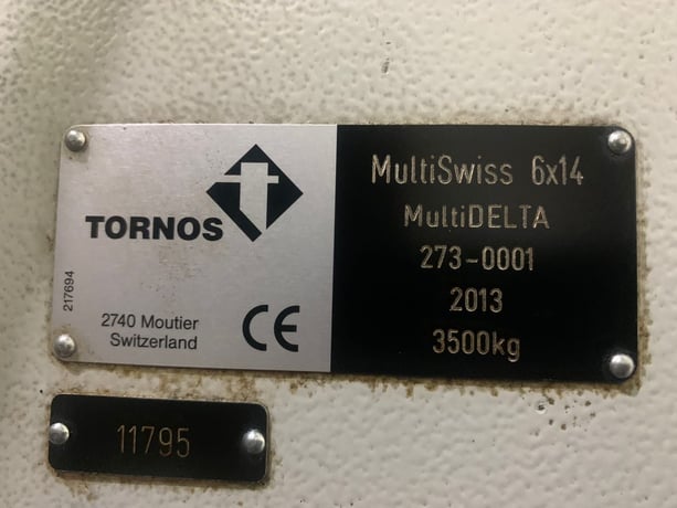 Tornos #Multiswiss-6X14, CNC multi-spindle, 14mm capacity, serial #11795, 2013 - Image 8