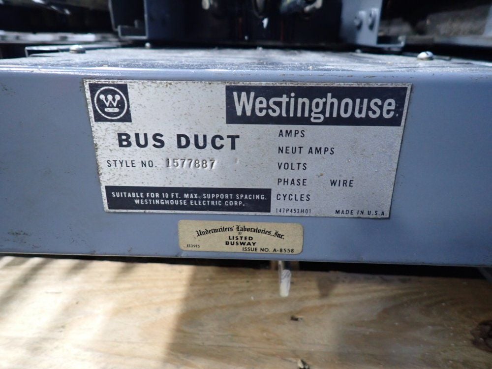 Westinghouse #1577887, Bus Duct, Q10, Made In USA - Image 4