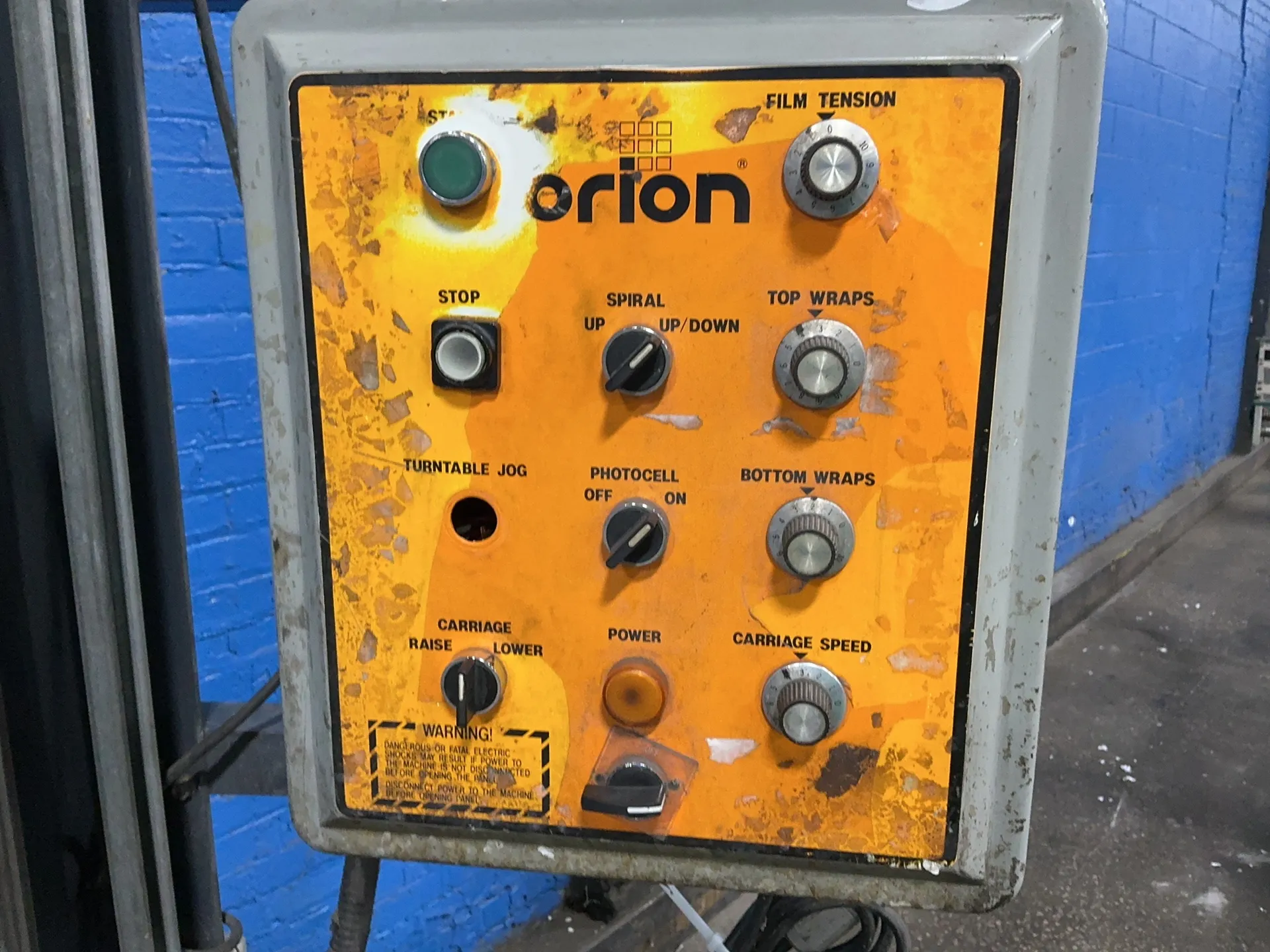 Orion #H6676, Pallet Stretch Wrapper, 48" x 48" Capacity, 115 V., 1 Ph., 60 Hz., 15 A. - Image 5