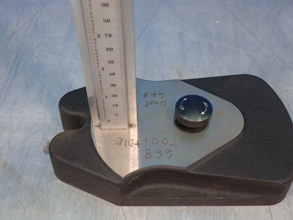 Starrett #254E & M, Vernier Height Gauge, 20" / 510mm, With Case - Image 6