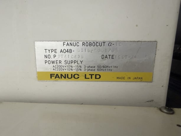 Fanuc #Robocut-Alpha-1C-S, 5-Axis CNC wire Electrical Discharge Machine, 20.47" X, 14.56" Y, 11.81" Z - Image 3