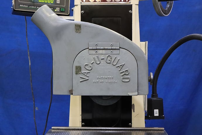 6" x 18" Chevalier #FSG-618M, hand feed surface grinder, 8" x .5" x 1.25" wheel, Mitutoyo 2-Axis digital read - Image 5