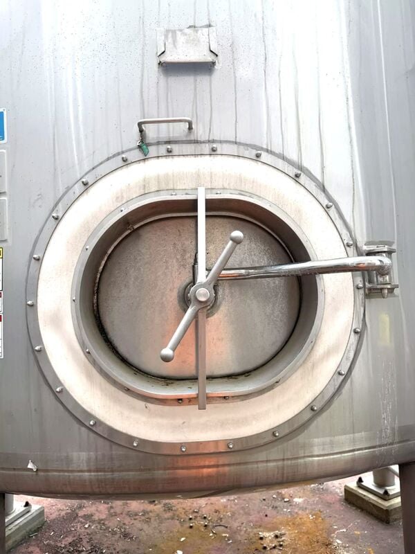 11500 gallon DCI, Stainless Steel jacketed tank, dished top & bottom, 11' diameter x 17' T/T, 22' 6" OAH, 150 - Image 4