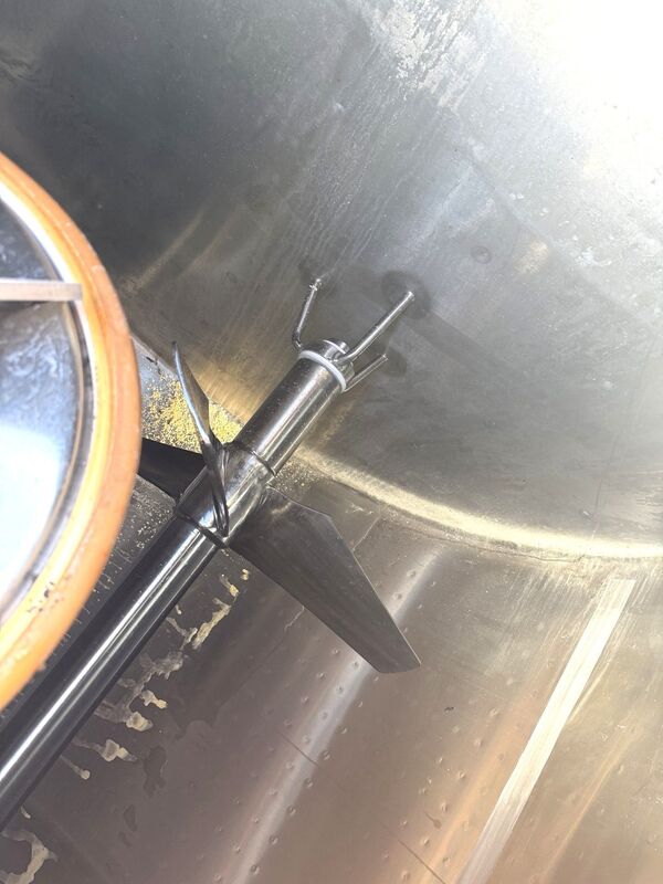 6000 gallon BCAST #BC-ST06000V, sanitary Stainless Steel jacketed mix tank, 7' 6" diameter x 24' 6" OAH, 14 - Image 10