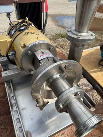 Fristam #FPX3532-170, Stainless Steel Centrifugal Pump, 10 HP, 3490 RPM, 208-230/460 V. - Image 1