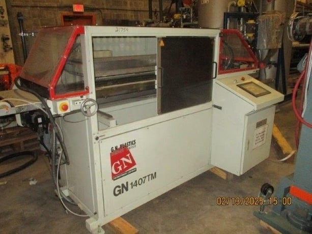 GN #1407TM, Inline Sheet Thermoformer, 12.6" x 7.1" forming area, 13.8" max. sheet width, 0.014"-0.08" - Image 8