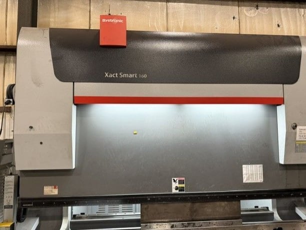 163 Ton, Bystronic #XACT-SMART-160/3100, CNC Press Brake, 122" bed length, 96" between housings, 11.8" - Image 2