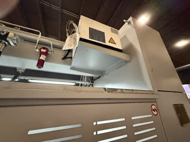 163 Ton, Bystronic #XACT-SMART-160/3100, CNC Press Brake, 122" bed length, 96" between housings, 11.8" - Image 7