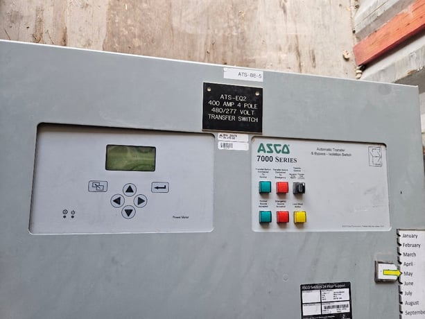 400 Amp. Asco 7000 Series ATS-EQ2, 4 Pole, 480/277 Volts, $3.3k - Image 2