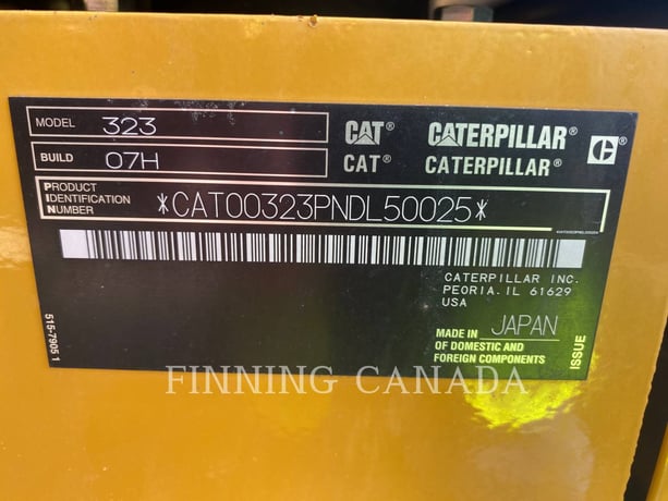 Caterpillar 323-07, 575 hours, S/N: NDL50025, 2025 - Image 6