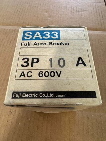 Fuji Electric SA33 Auto Circuit Breaker 600V AC Appears Unused - Image 4