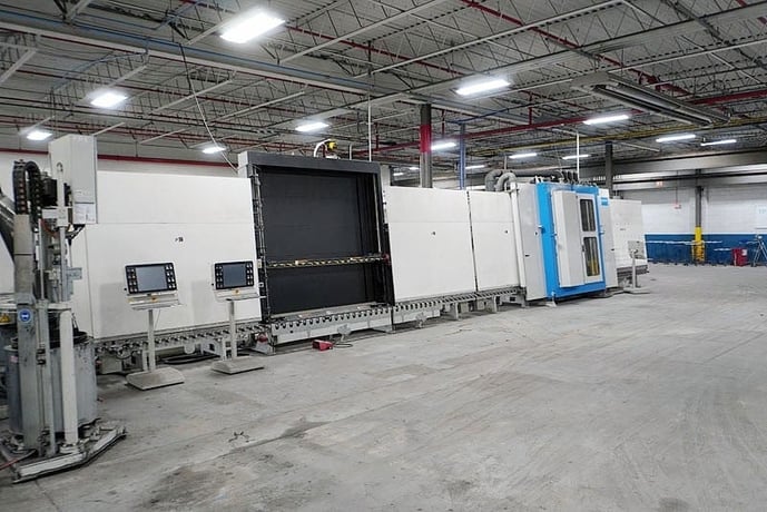 Glaston (Glaston) #Vario-IG, Glass Line w/ TPS Spacer Robot & Secondary Sealer, 2.36" max thickness, 90.5" x - Image 1
