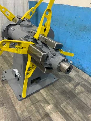 2000 lb. Littell #20-12, double end coil reel, 12" width, 15"-20" ID, 60" outside dimensions, electric drag - Image 3
