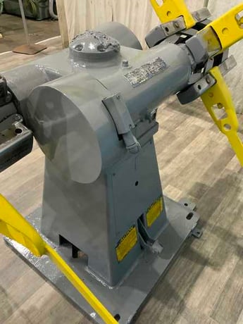 2000 lb. Littell #20-12, double end coil reel, 12" width, 15"-20" ID, 60" outside dimensions, electric drag - Image 6